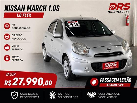 NISSAN MARCH 1.0 S 16V FLEX 4P MANUAL NISSAN MARCH 1.0 S 16V FLEX 4P MANUAL